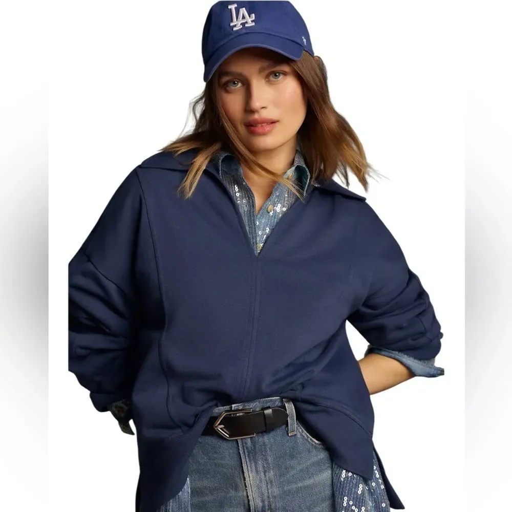 Anthropologie Pilcro Johnny Collar Sweatshirt